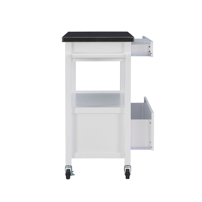 Chariot de cuisine en acier inoxydable Julianna