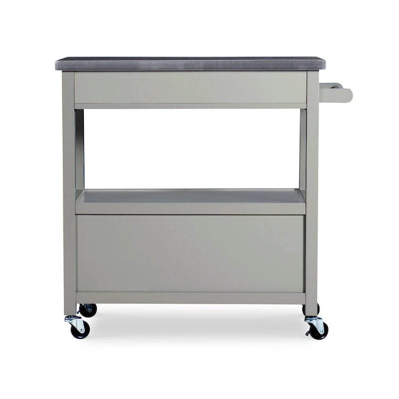 Chariot de cuisine en acier inoxydable Julianna