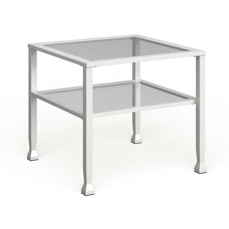 Table basse avec plateau en verre Jaymes Gold & Metal de SEI Furniture