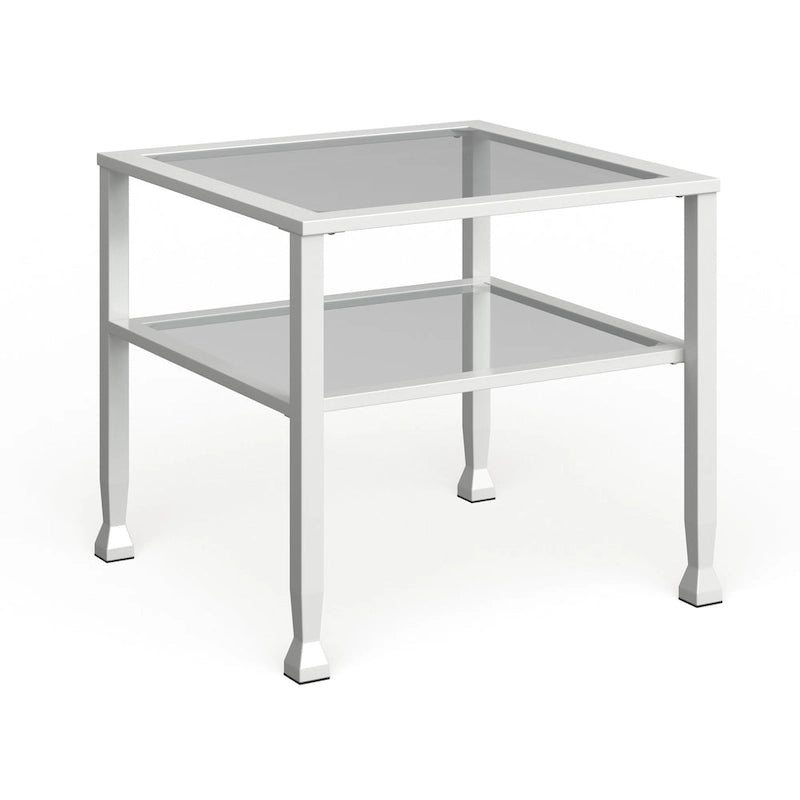 Table basse avec plateau en verre Jaymes Gold & Metal de SEI Furniture