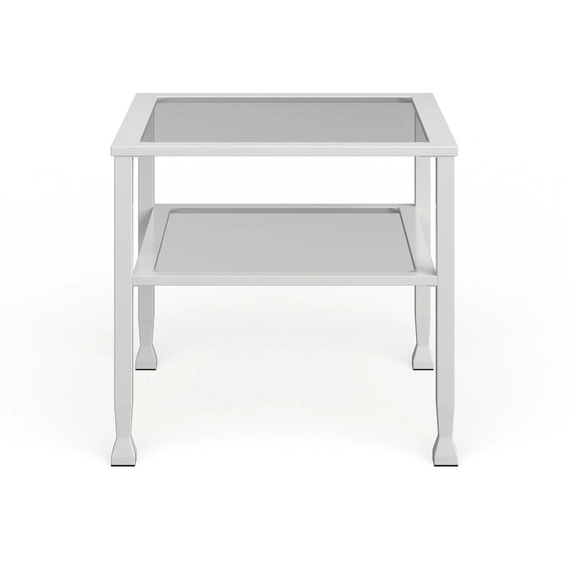 Table basse avec plateau en verre Jaymes Gold & Metal de SEI Furniture