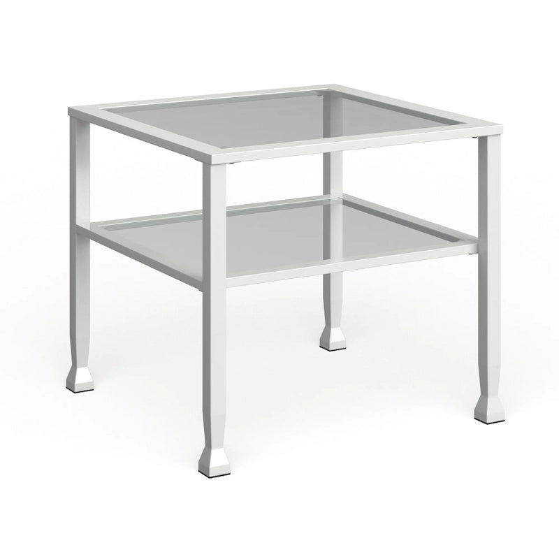 Table basse avec plateau en verre Jaymes Gold & Metal de SEI Furniture