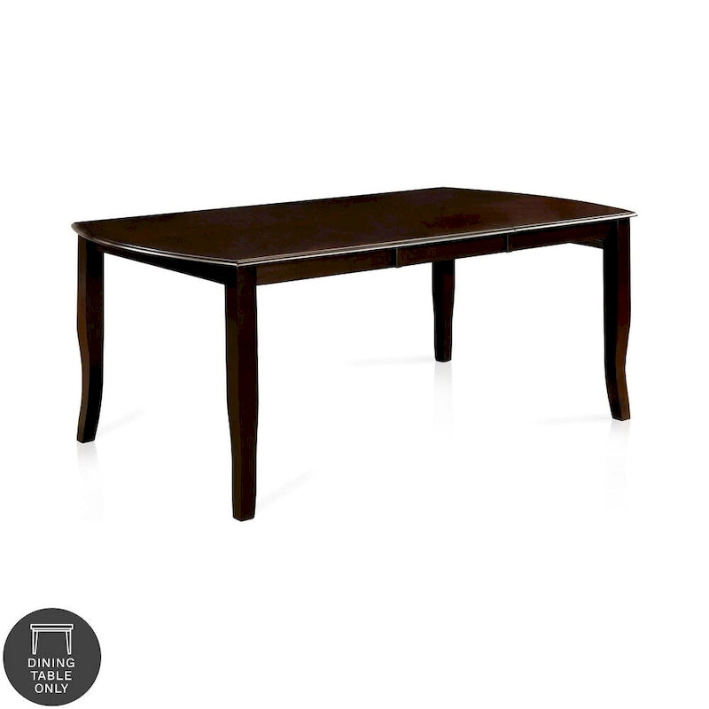 Table à manger extensible Zita Espresso de 183 cm en bois de Furniture of America