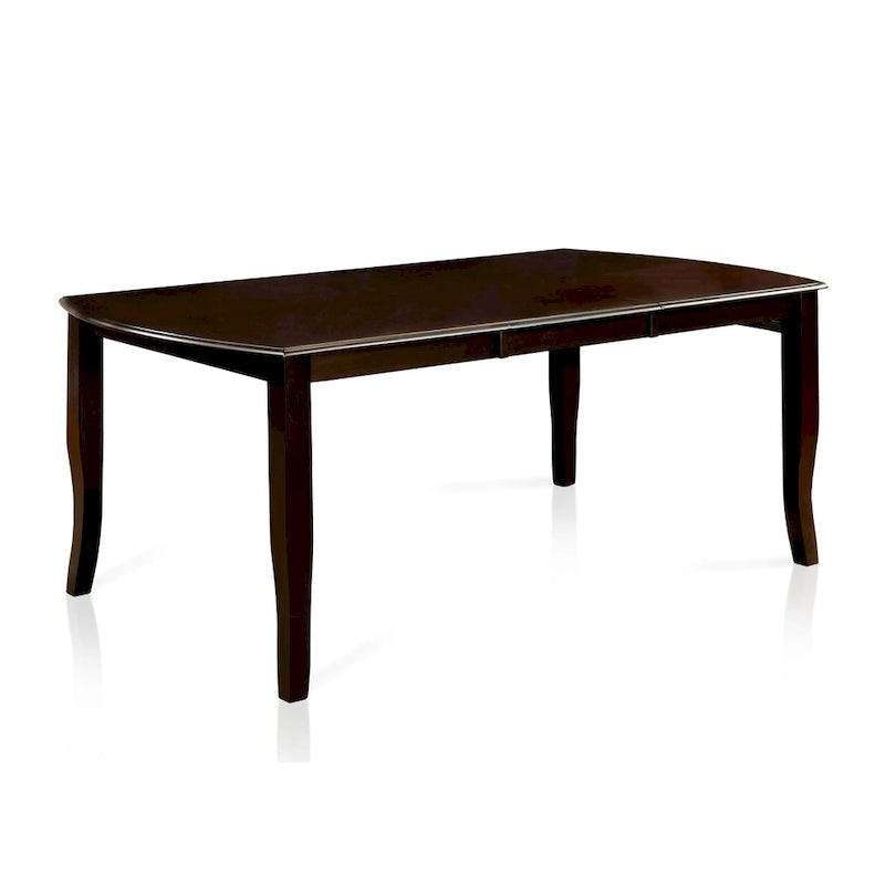 Table à manger extensible Zita Espresso de 183 cm en bois de Furniture of America