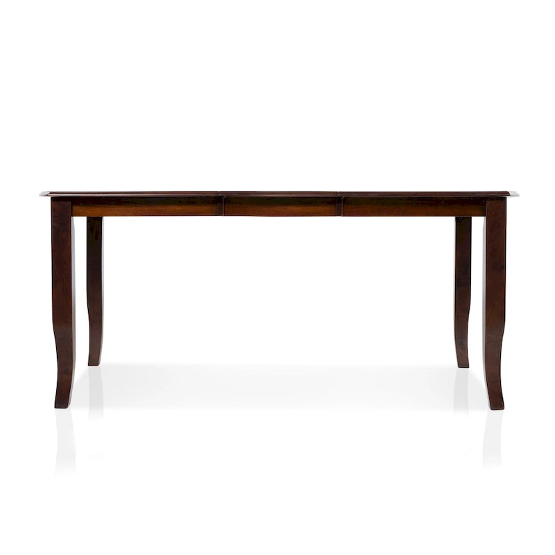 Table à manger extensible Zita Espresso de 183 cm en bois de Furniture of America