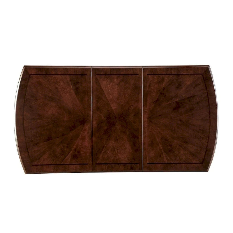 Table à manger extensible Zita Espresso de 183 cm en bois de Furniture of America