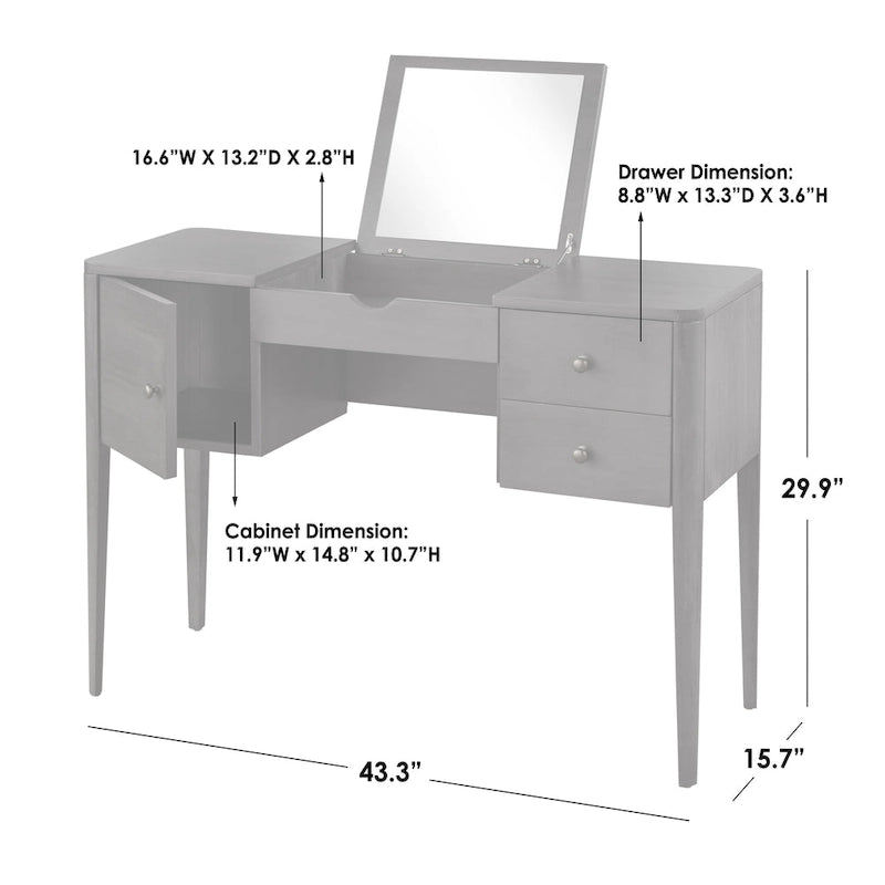 Coiffeuse et tabouret Lifestorey Parc
