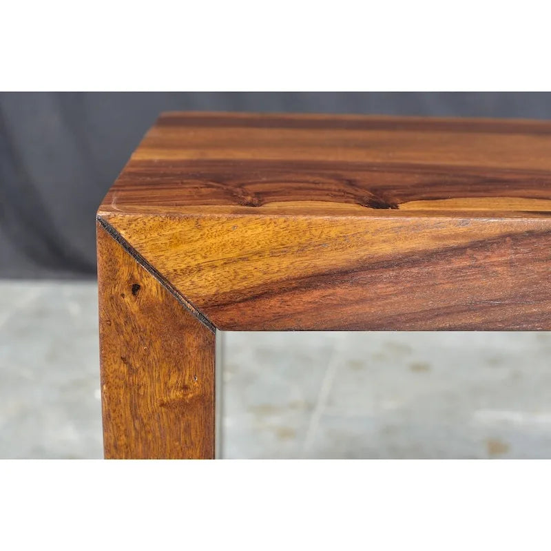 Banc Timbergirl fait main en bois de seesham massif (Inde)
