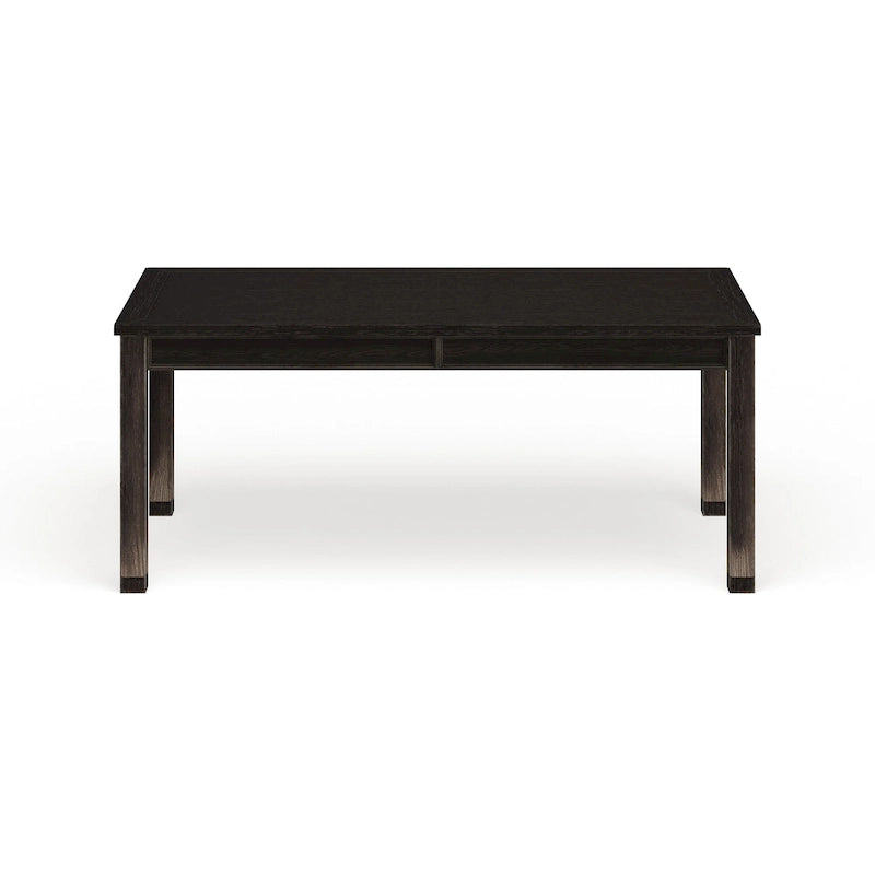 Table à manger contemporaine Tays noire en bois massif de Furniture of America