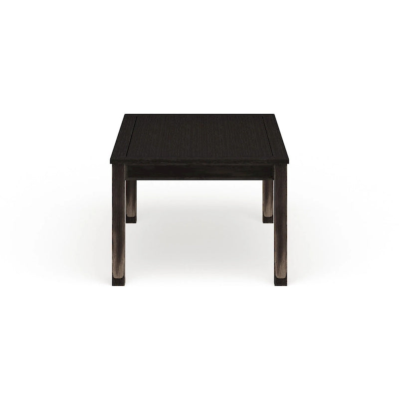 Table à manger contemporaine Tays noire en bois massif de Furniture of America
