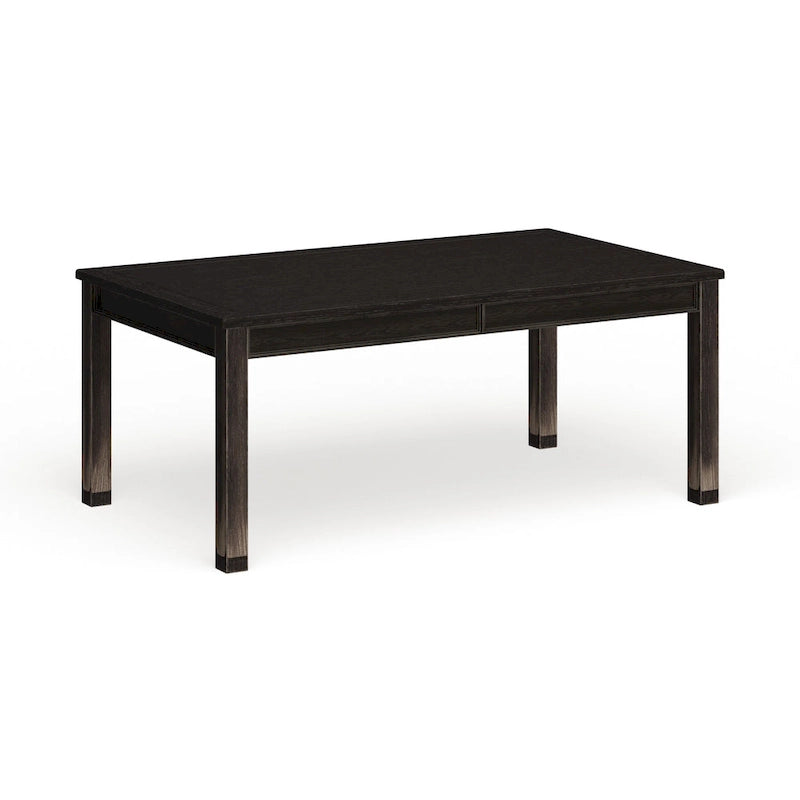 Table à manger contemporaine Tays noire en bois massif de Furniture of America