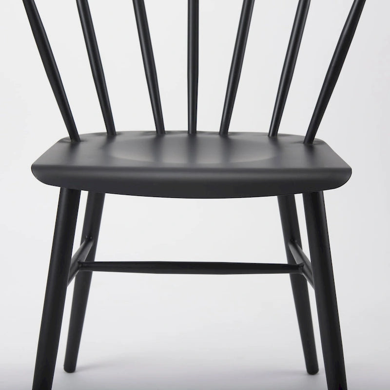 Chaise de salle à manger Colin en métal noir – 21,2 larg. x 21,2 prof. x 30,3 haut.