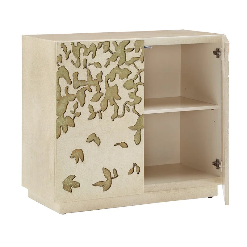 Armoire d'appoint à 2 portes large Emiri 35 peinte à la main par iNSPIRE Q Bold