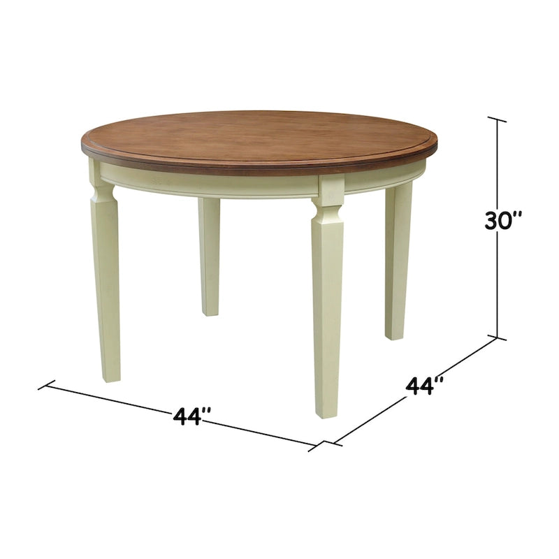 Table à manger ronde 44 x 44 po - N/A