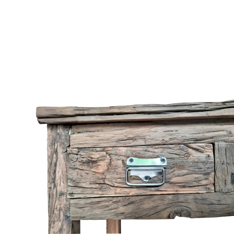 Îlot de cuisine rustique à 2 tiroirs A&B Home