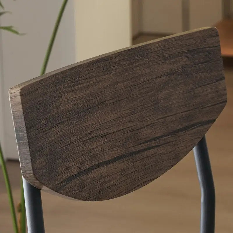 Ensemble de salle à manger moderne 6 pièces avec structure en acier pour cuisine