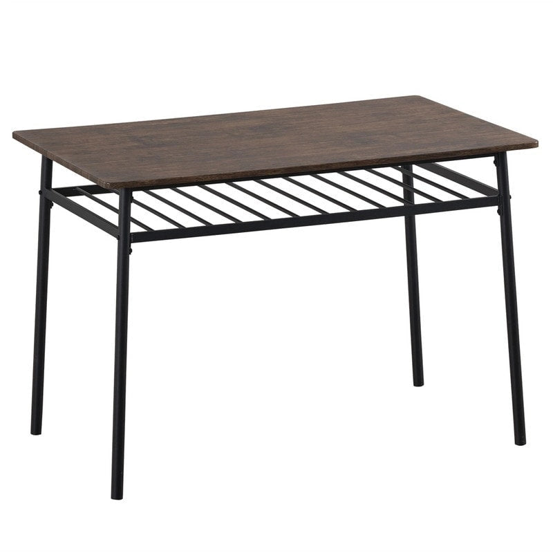 Ensemble de salle à manger moderne 6 pièces avec structure en acier pour cuisine