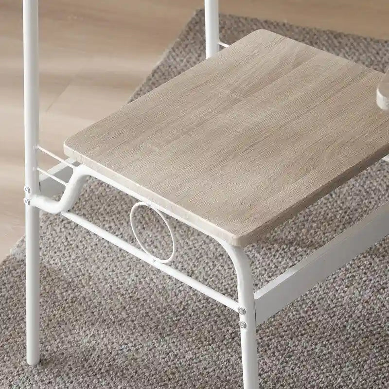 Ensemble de salle à manger moderne 6 pièces avec structure en acier pour cuisine