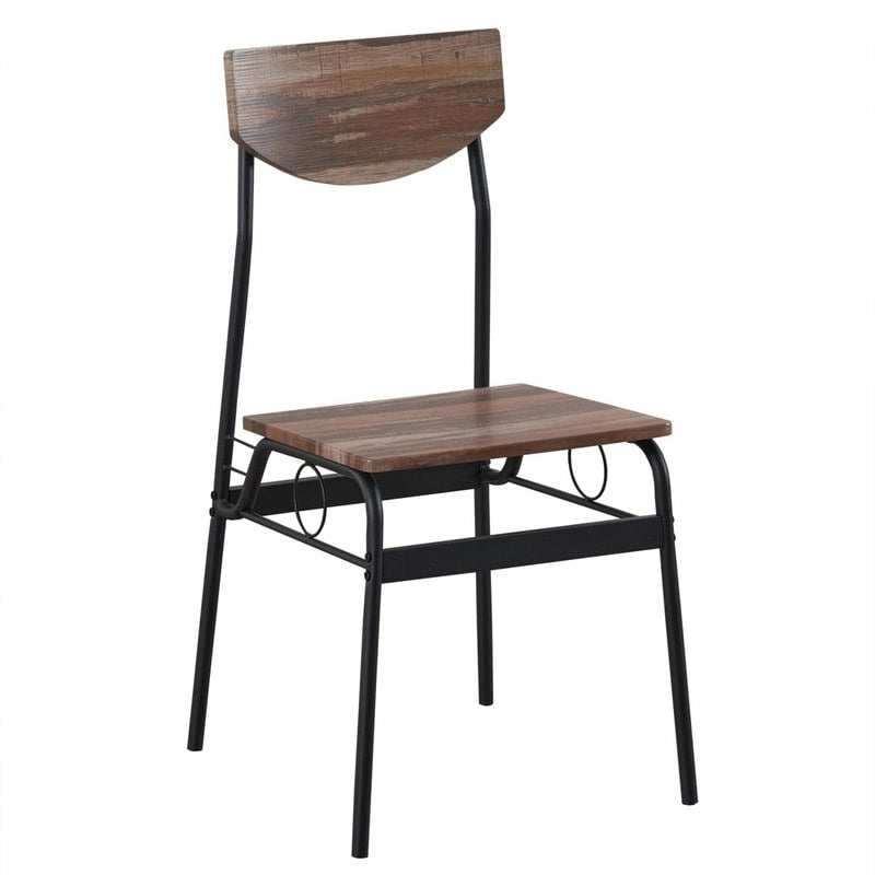 Ensemble de salle à manger moderne 6 pièces avec structure en acier pour cuisine