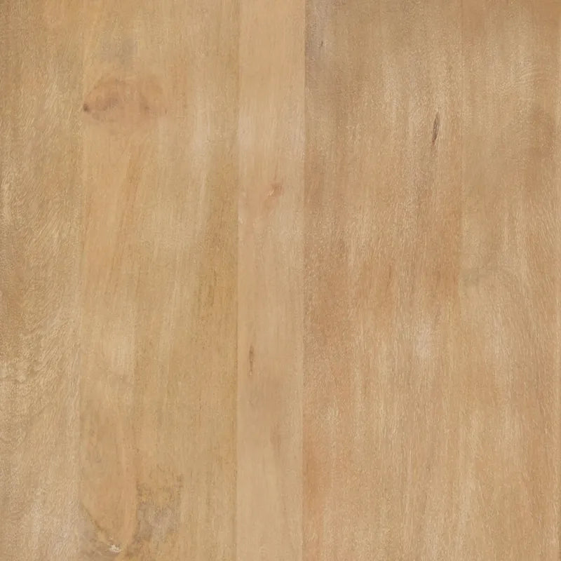 Table basse ronde cannelée en bois marron foncé Terra 48L x 48W x 15H