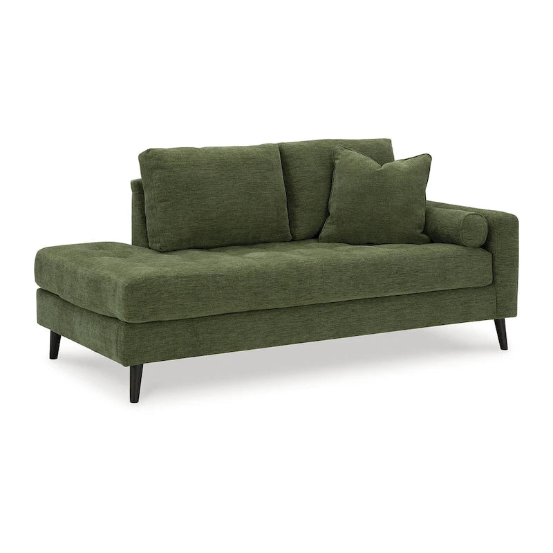 Signature Design by Ashley Bixler Olive, méridienne d'angle, accoudoir à droite - 37 L x 75 P x 37 H