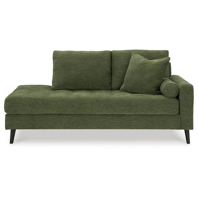 Signature Design by Ashley Bixler Olive, méridienne d'angle, accoudoir à droite - 37 L x 75 P x 37 H
