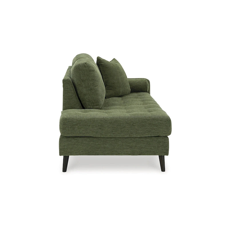 Signature Design by Ashley Bixler Olive, méridienne d'angle, accoudoir à droite - 37 L x 75 P x 37 H