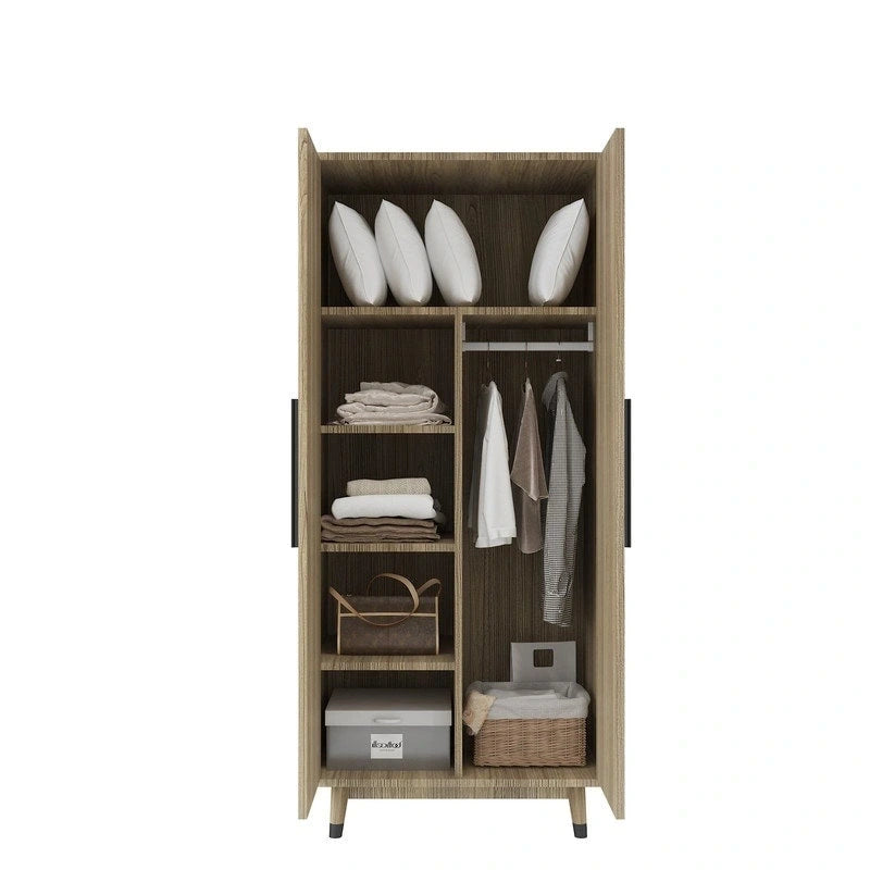Armoire en bois 2 portes