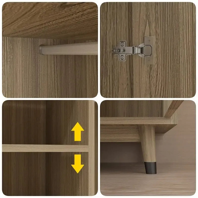 Armoire en bois 2 portes