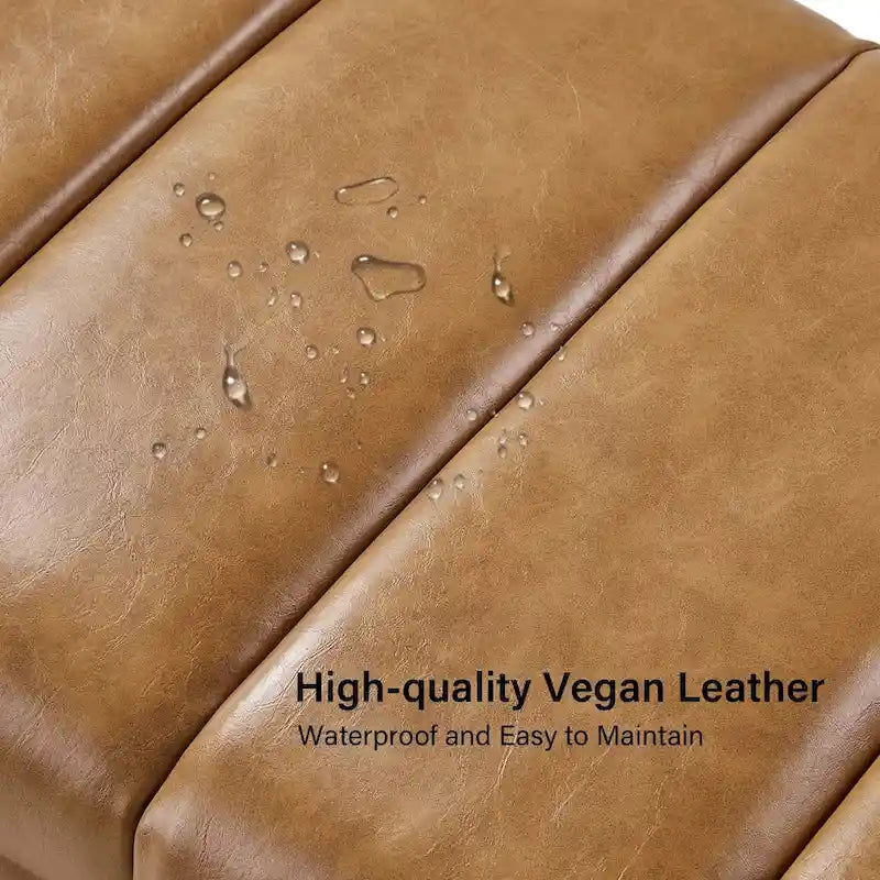 Banc capitonné Laurens Modern 52,5 po avec pieds en métal par HULALA HOME