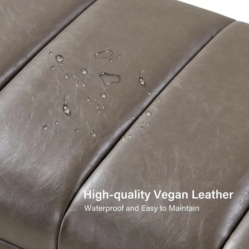 Banc capitonné Laurens Modern 52,5 po avec pieds en métal par HULALA HOME
