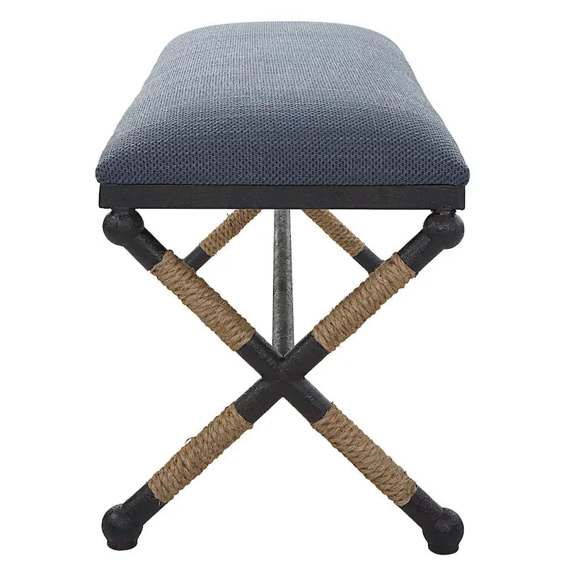 Banc Uttermost Firth Rustic Navy – 48 larg. x 21 haut. x 16 prof.