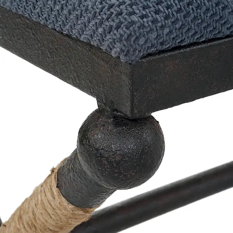 Banc Uttermost Firth Rustic Navy – 48 larg. x 21 haut. x 16 prof.