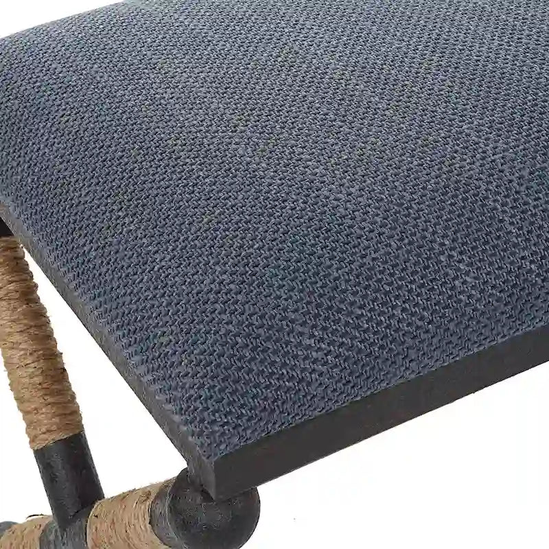 Banc Uttermost Firth Rustic Navy – 48 larg. x 21 haut. x 16 prof.