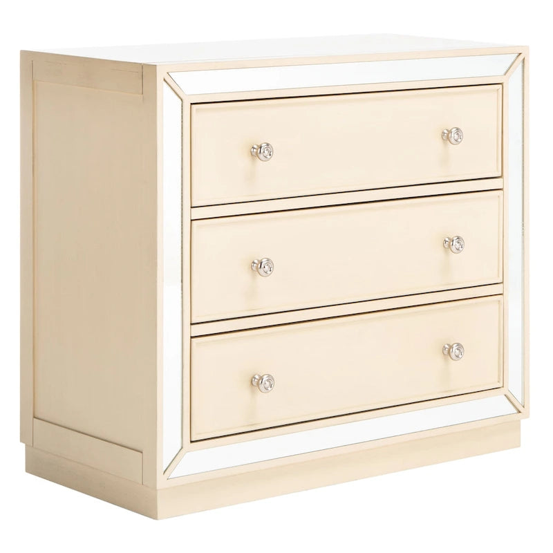Commode 3 tiroirs miroir Amey SAFAVIEH