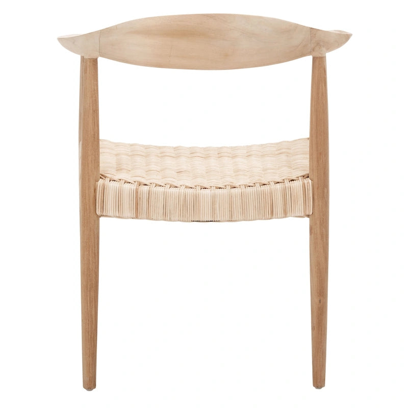 SAFAVIEH Chaise d'appoint Wilda en rotin cordé - 24,8 L x 18,9 P x 30,7 H - 25 L x 19 P x 31 H