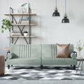 vidaXL Canapé-lit avec accoudoirs Canapé inclinable Causeuse Pliante Lit de repos Velours - 205 x 89 x 70 cm