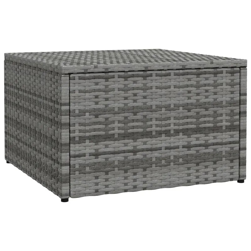 vidaXL Pouf extérieur pour jardin, bord de piscine, en polyrotin