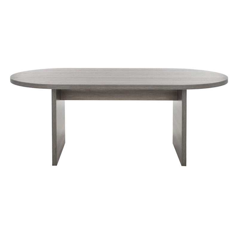 Table basse ovale moderne Gulzada de SAFAVIEH - 47 po L x 24 po P x 18 po H - 47Lx24Px18H