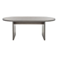 Table basse ovale moderne Gulzada de SAFAVIEH - 47 po L x 24 po P x 18 po H - 47Lx24Px18H