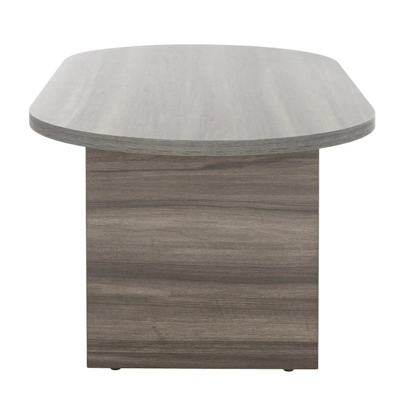 Table basse ovale moderne Gulzada de SAFAVIEH - 47 po L x 24 po P x 18 po H - 47Lx24Px18H