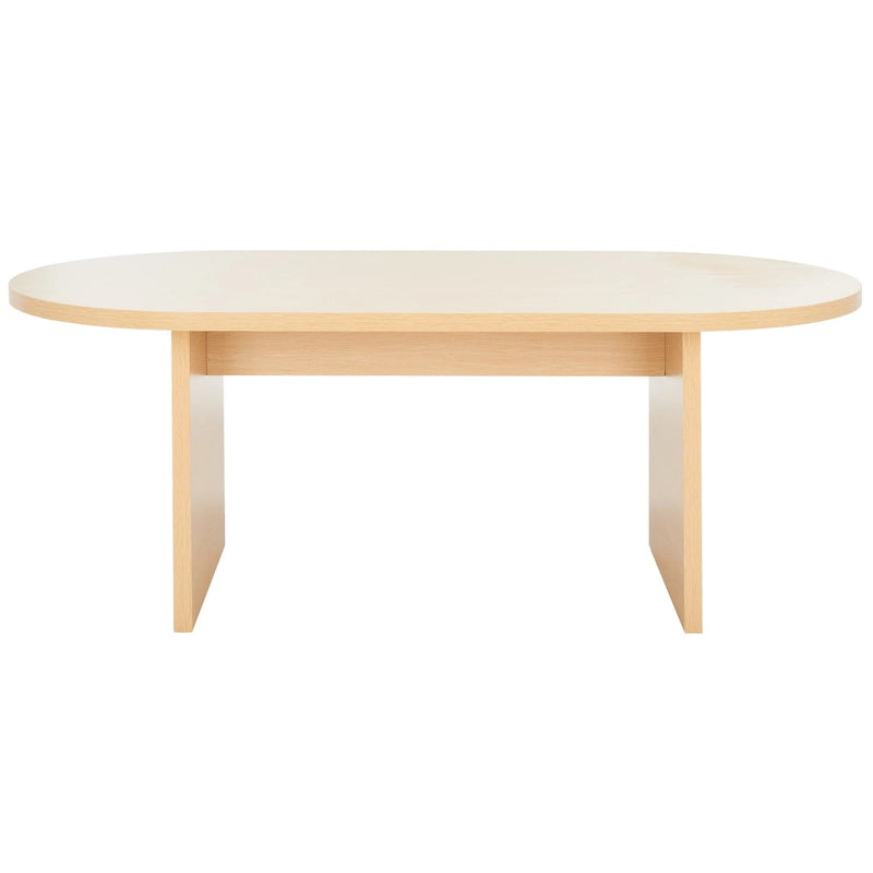 Table basse ovale moderne Gulzada de SAFAVIEH - 47 po L x 24 po P x 18 po H - 47Lx24Px18H