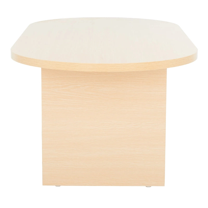 Table basse ovale moderne Gulzada de SAFAVIEH - 47 po L x 24 po P x 18 po H - 47Lx24Px18H
