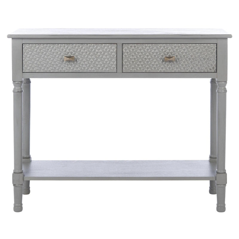Console 2 tiroirs SAFAVIEH Salina - 35,5 L x 13 P x 29,5 H - 36Wx13Dx30H