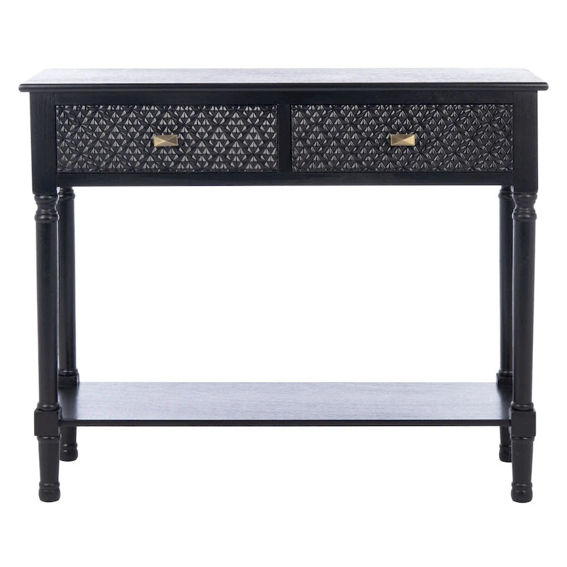 Console 2 tiroirs SAFAVIEH Salina - 35,5 L x 13 P x 29,5 H - 36Wx13Dx30H