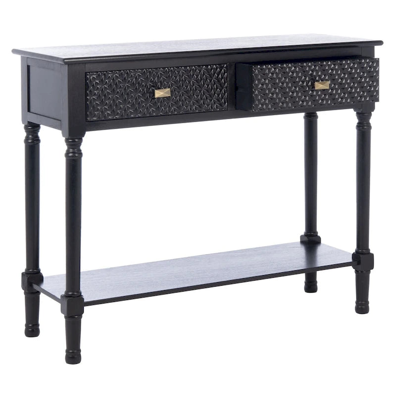 Console 2 tiroirs SAFAVIEH Salina - 35,5 L x 13 P x 29,5 H - 36Wx13Dx30H