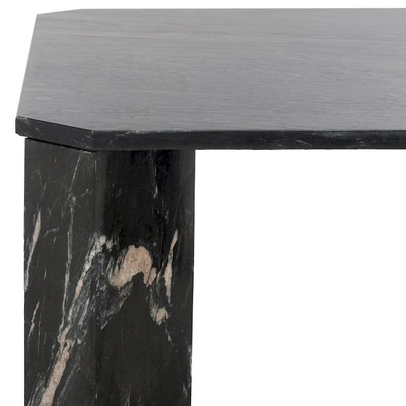 SAFAVIEH Couture Elseline Table basse carrée en marbre - 40 po L x 40 po P x 15 po H - 40Lx40Px15H