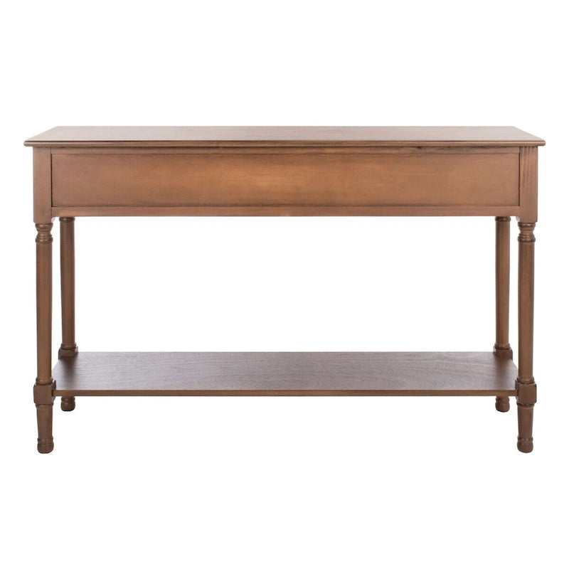 SAFAVIEH Jeanie, Console à 3 tiroirs et étagère inférieure - 47,3 L x 13 P x 29,5 H - 47Wx13Px30H