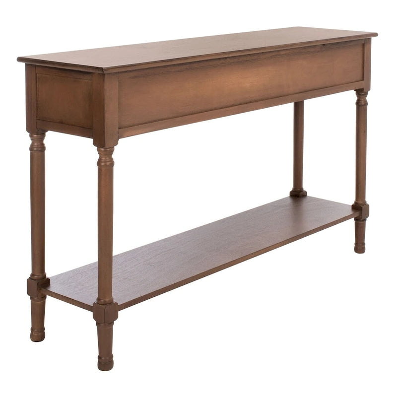 SAFAVIEH Jeanie, Console à 3 tiroirs et étagère inférieure - 47,3 L x 13 P x 29,5 H - 47Wx13Px30H
