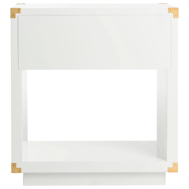 Table d'appoint en laque Gilberte SAFAVIEH Couture - 61 cm L x 46 cm P x 66 cm H - 61Lx46Px66H